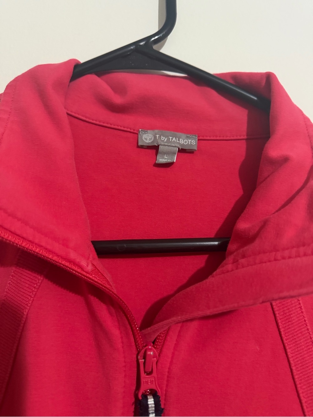 Talbots Red Full-Zip Utility Jacket - Picture 2 of 3